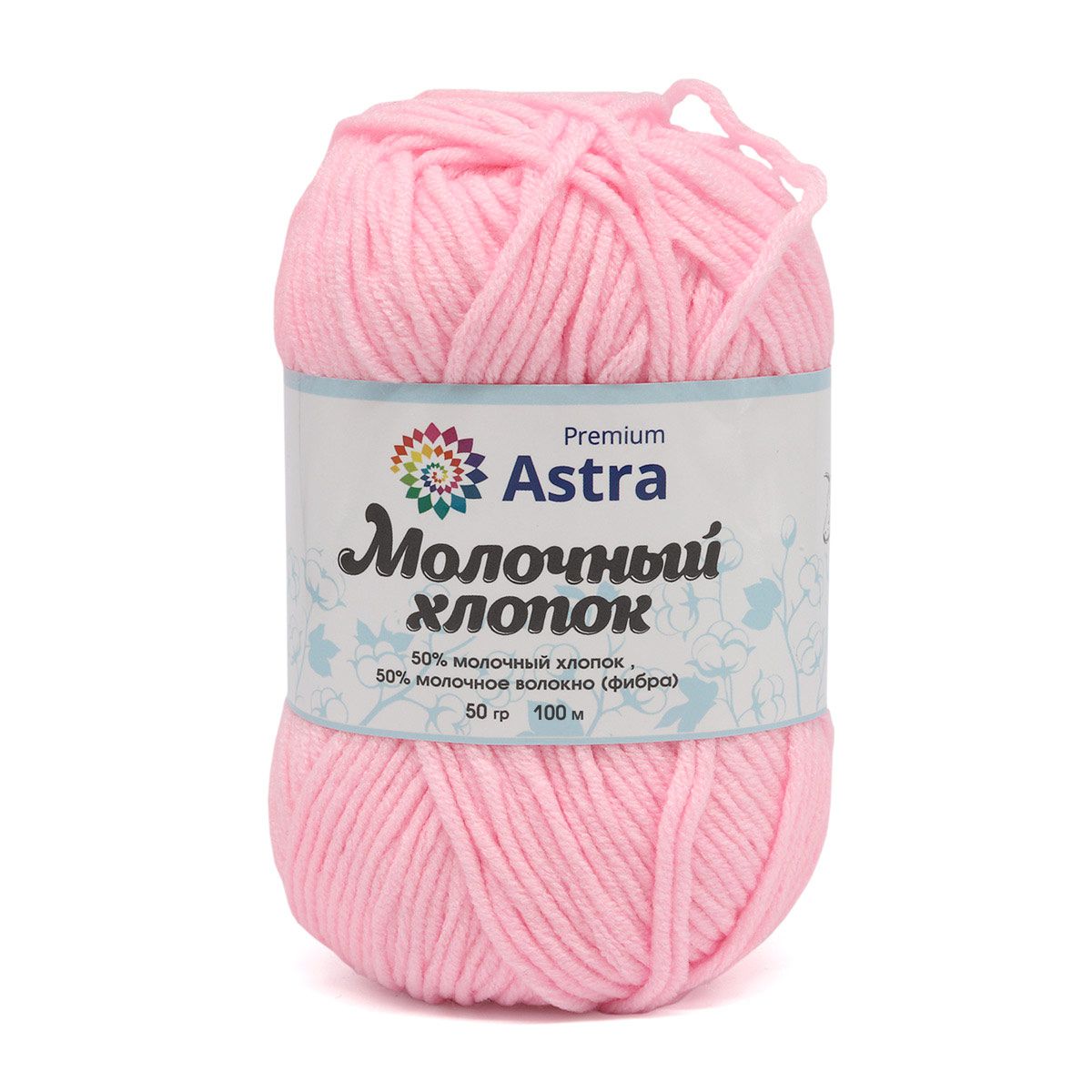 00007 Пряжа Astra Premium 'Молочный хлопок' (Milk Cotton)