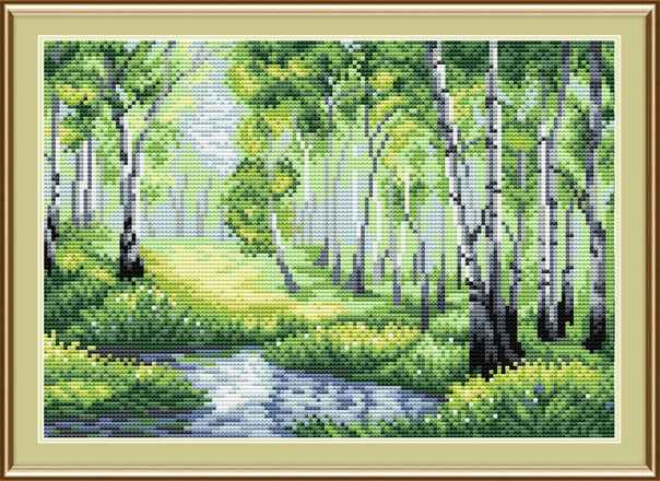 Вышивка крестиком 20×25см/12×14см/21×16см/18×26см, в ассортименте