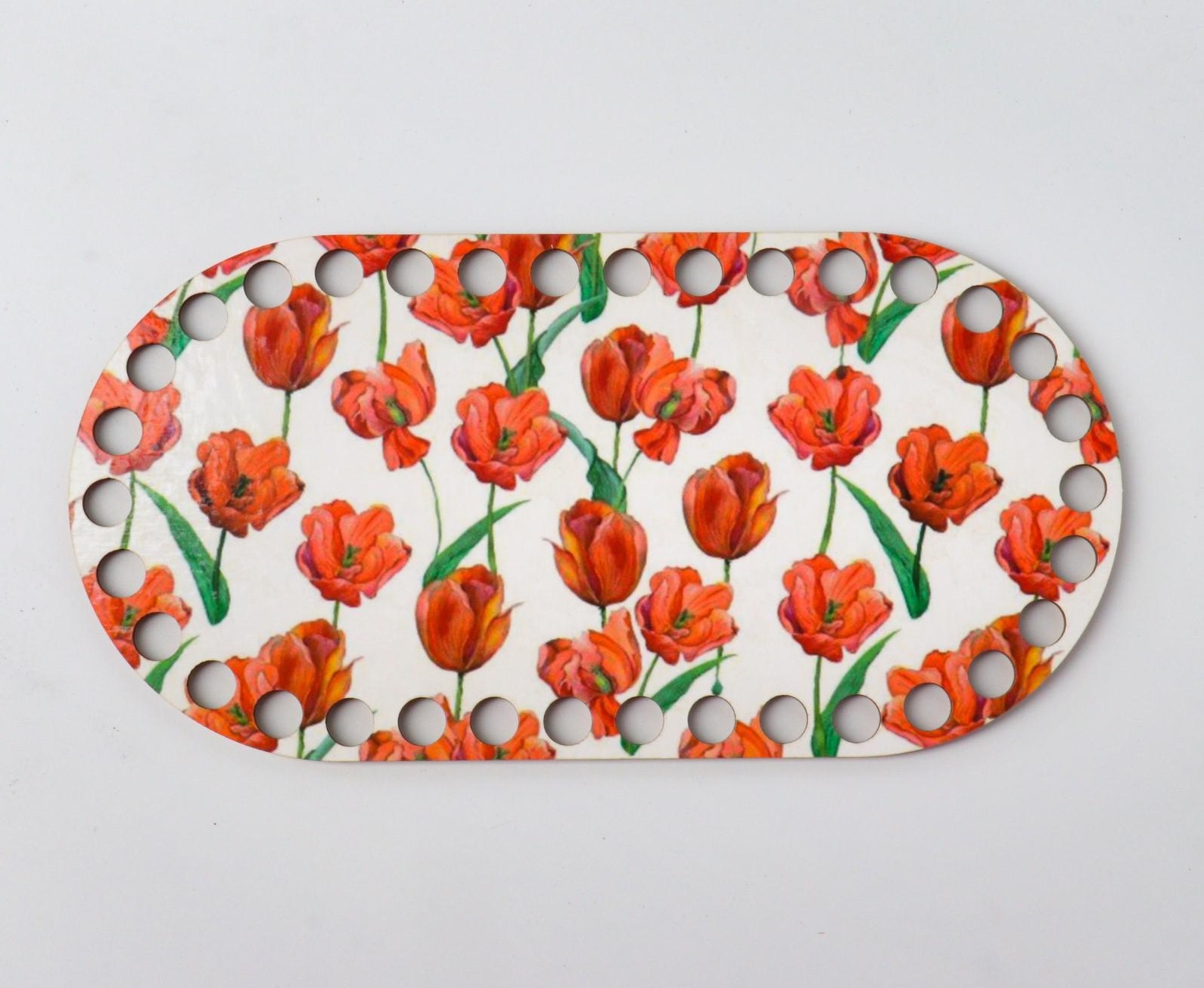 Заготовка для вязания "Овал ", донышко фанера, 20×10 см