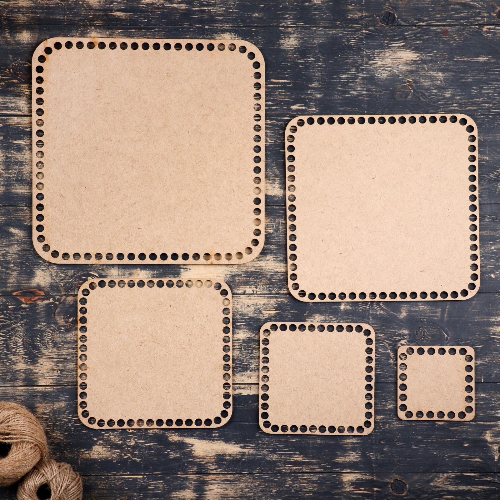 ДОНЫШКИ ДЛЯ ВЯЗАНИЯ"КВАДРАТ СКРУГЛЁННЫЙ"