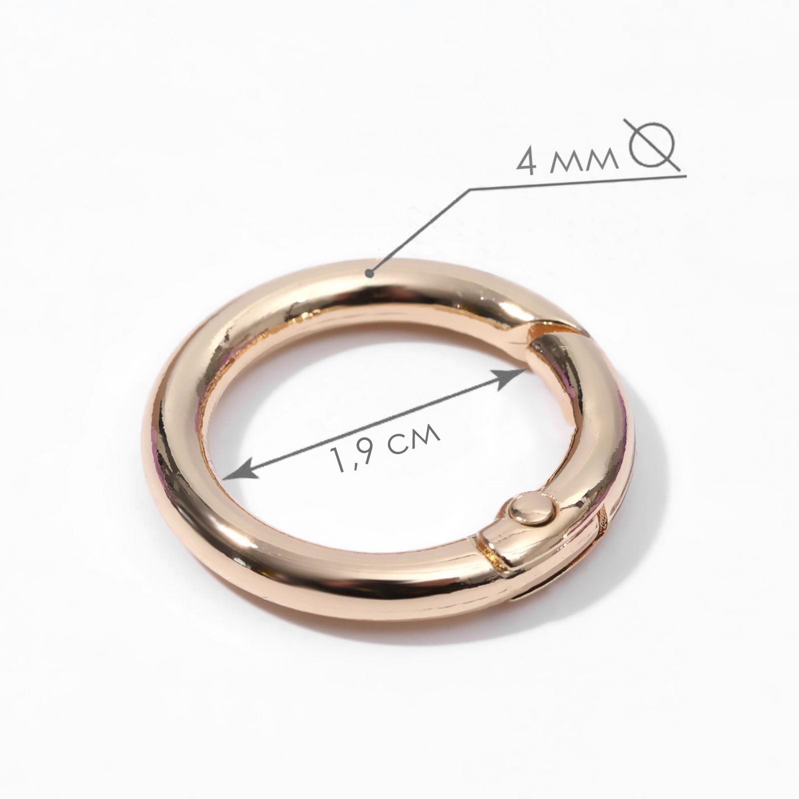 Кольцо-карабин, d = 19/27 мм, толщина - 4 мм