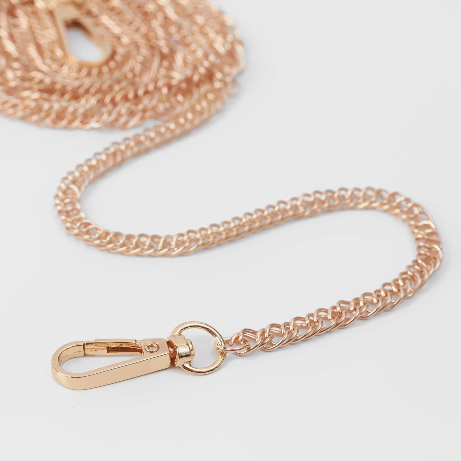 1600 (9) Цепочка для сумки, с карабинами, 6 × 8 мм, 120 см