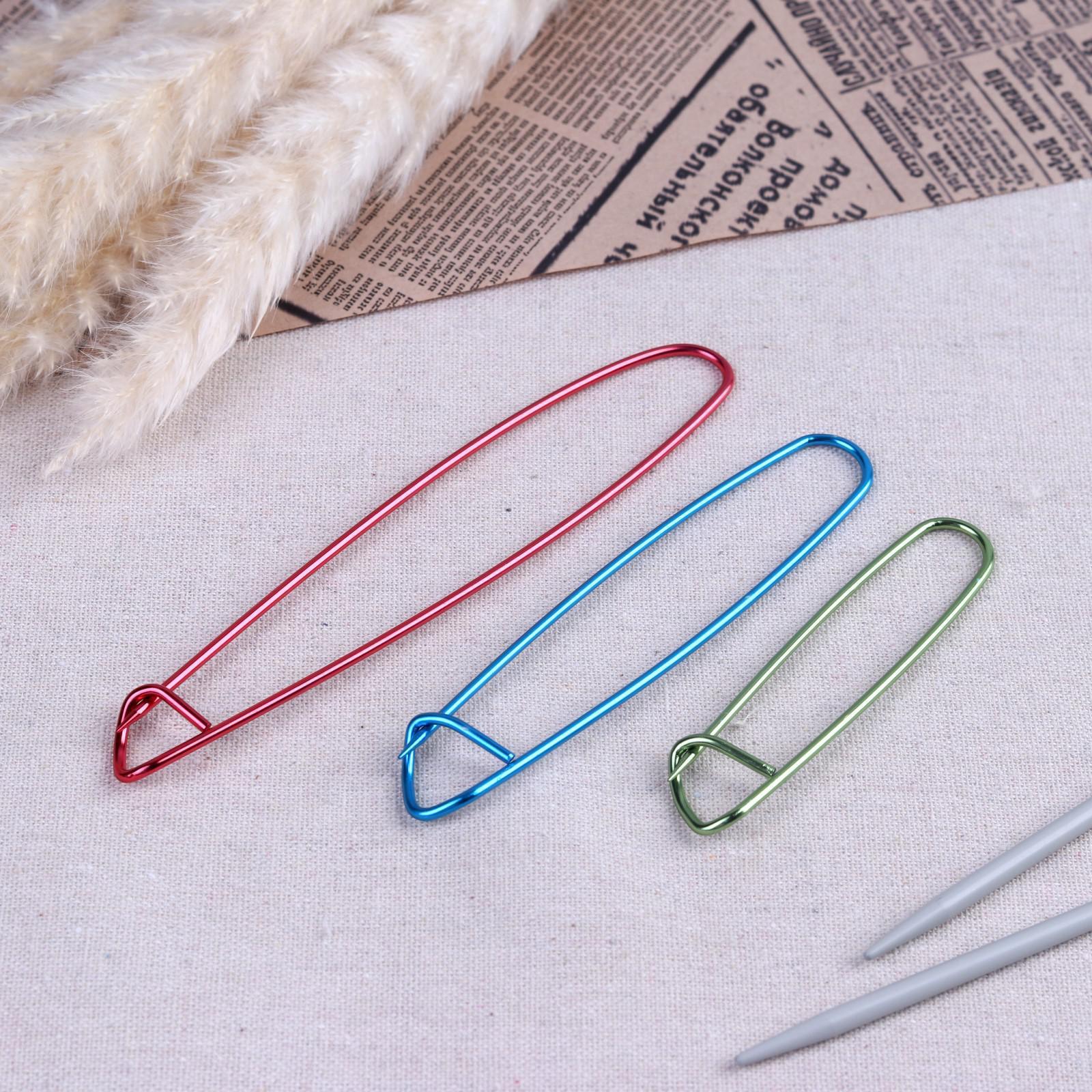 Вспомогательные булавки для вязания, 9/11,5/15/16,7/20 см, цвет МИКС