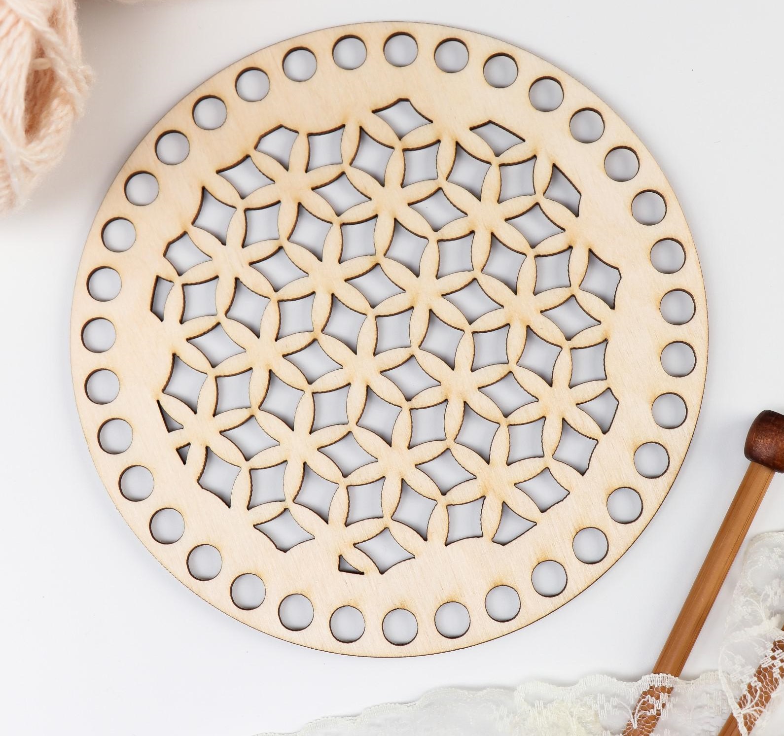 Заготовка для вязания Круг донышко 15 см