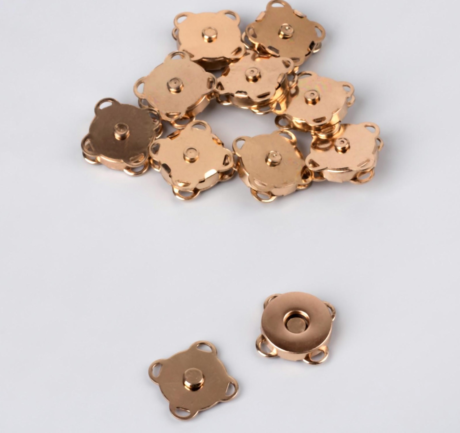 Кнопки магнитные пришивные, d = 14 мм, d = 18 мм ,d = 10 мм