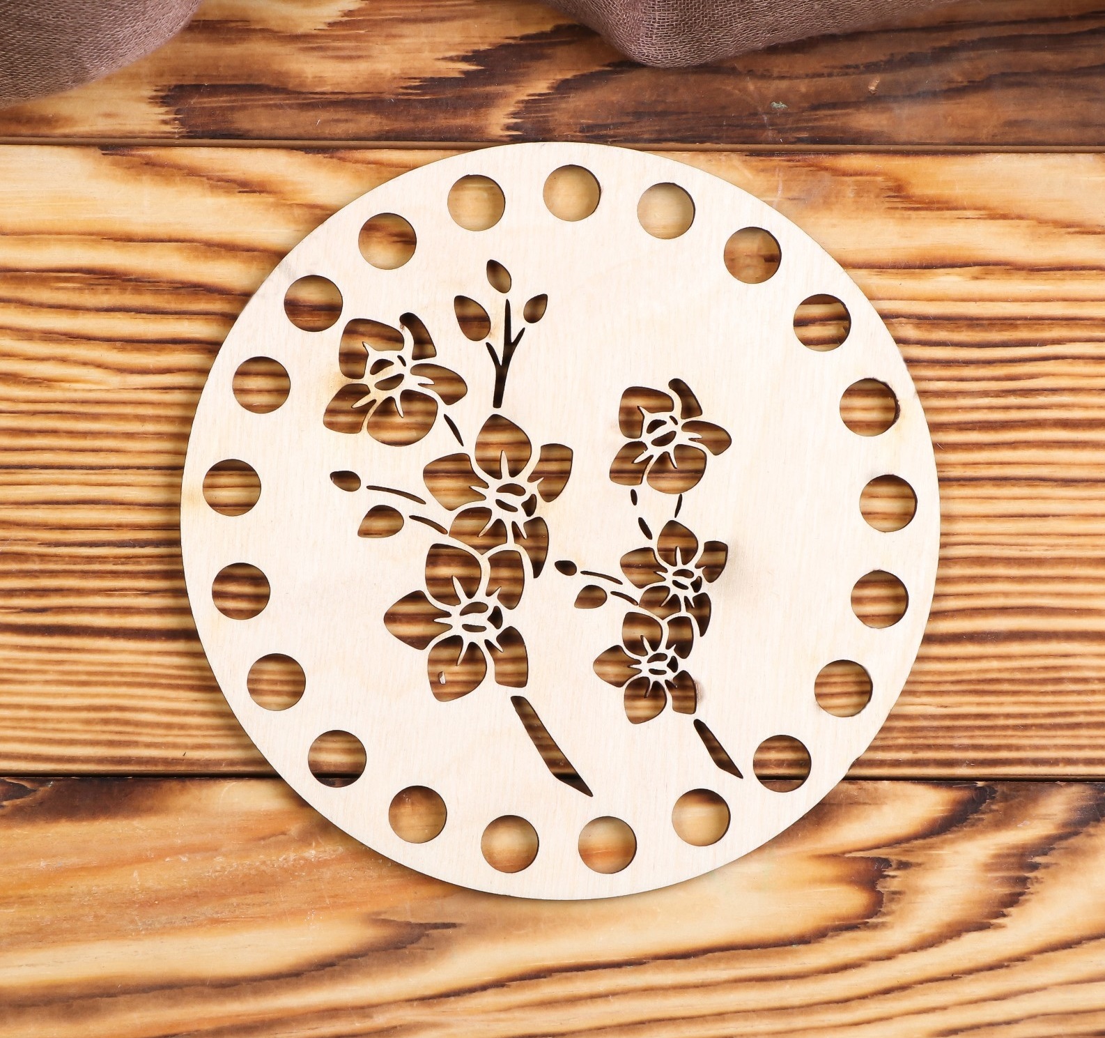 Донышко(заготовка) для вязания круг 12см.