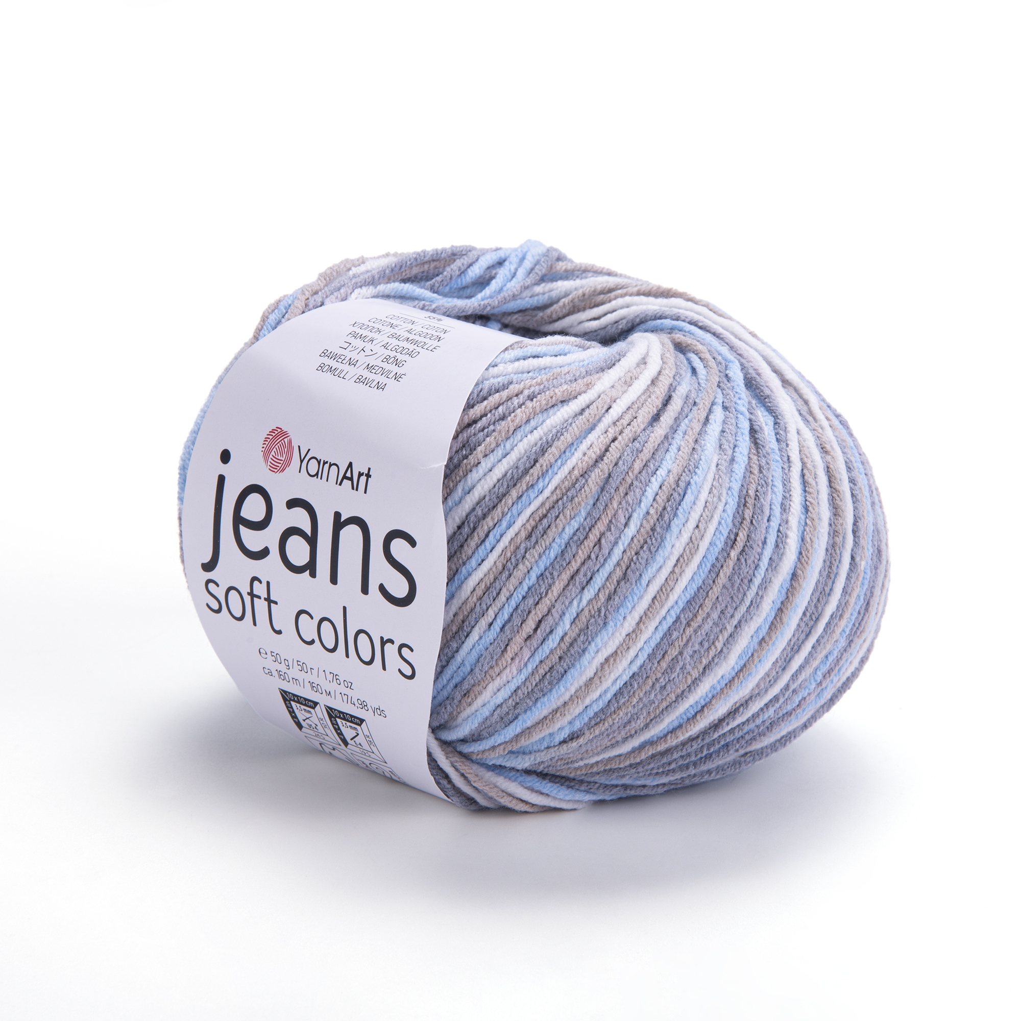 YARNART JEANS SOFT COLORS (ЯРНАРТ ДЖИНС СОФТ КОЛОРС)