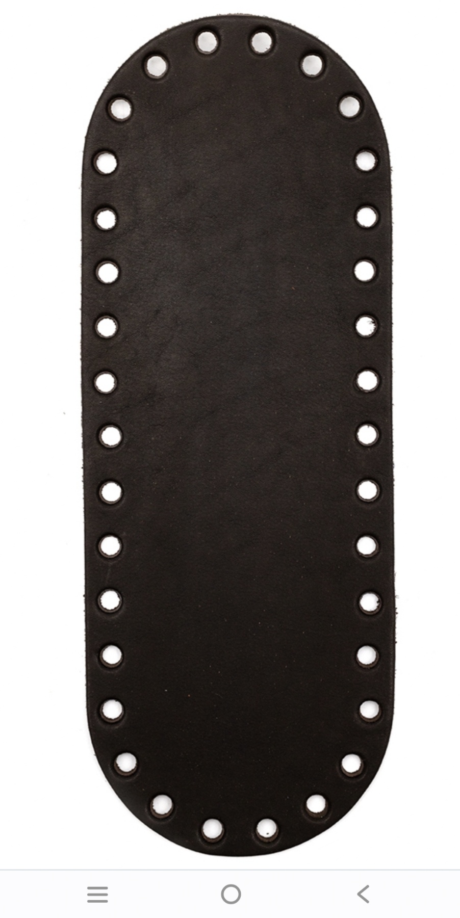 Дно для сумки кожаное 26×9,5см, толщ. 3,5-4мм, 100% кожа