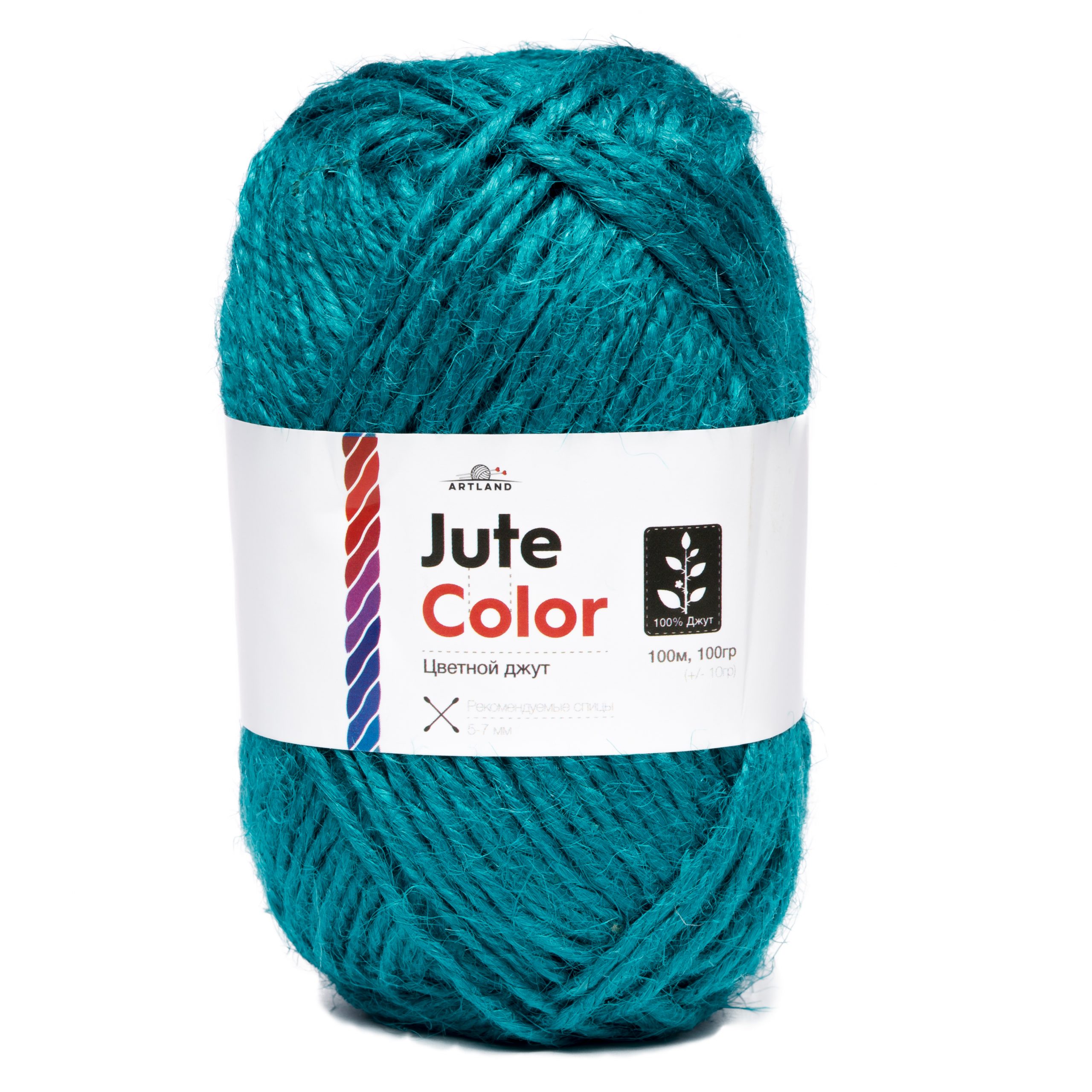 Джут для рукоделия цветной