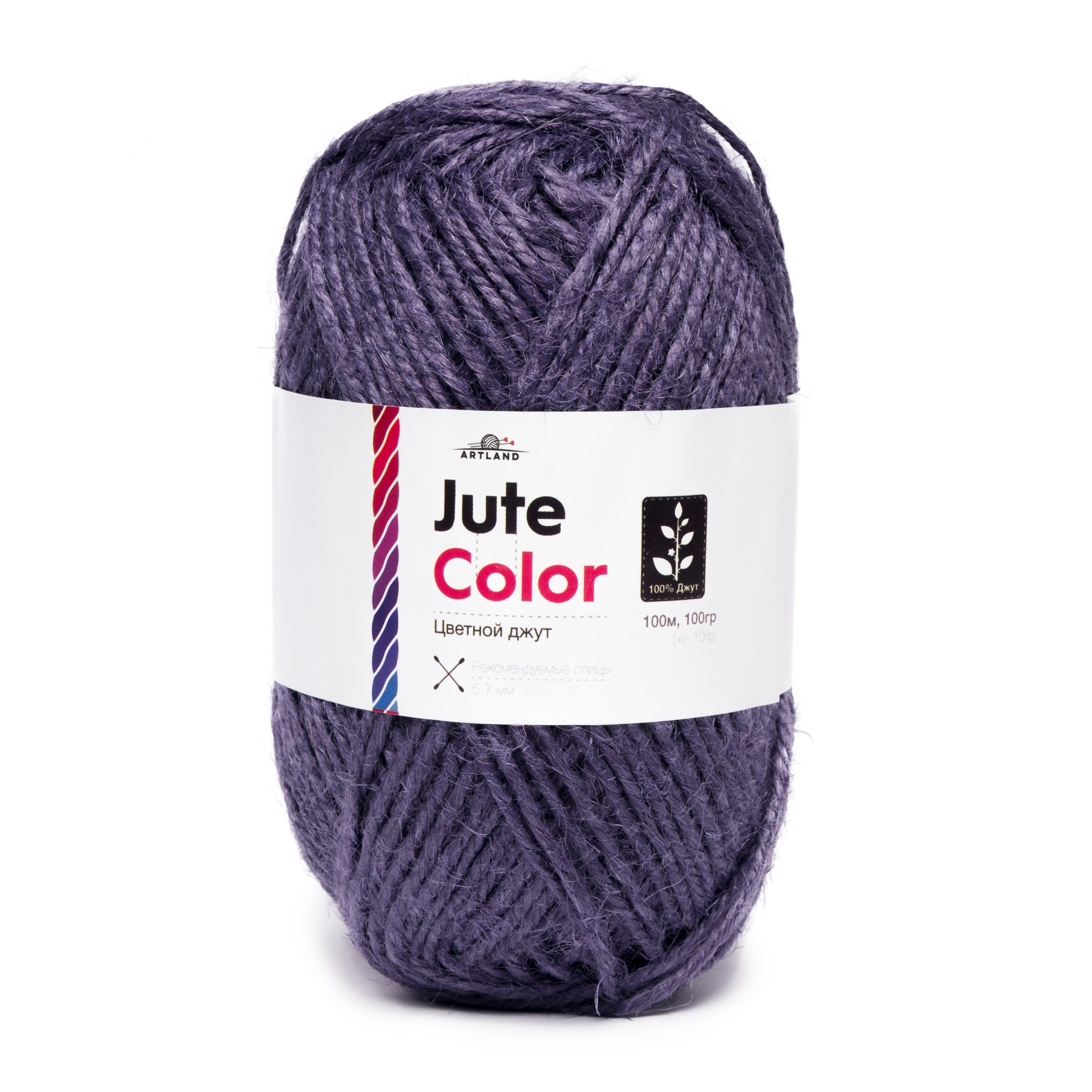 Джут для рукоделия цветной