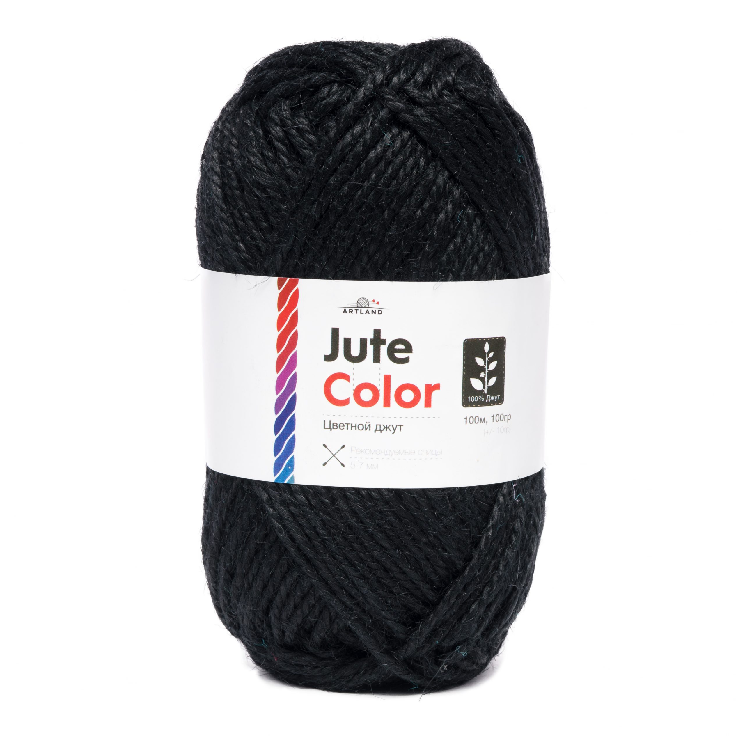 Джут для рукоделия цветной