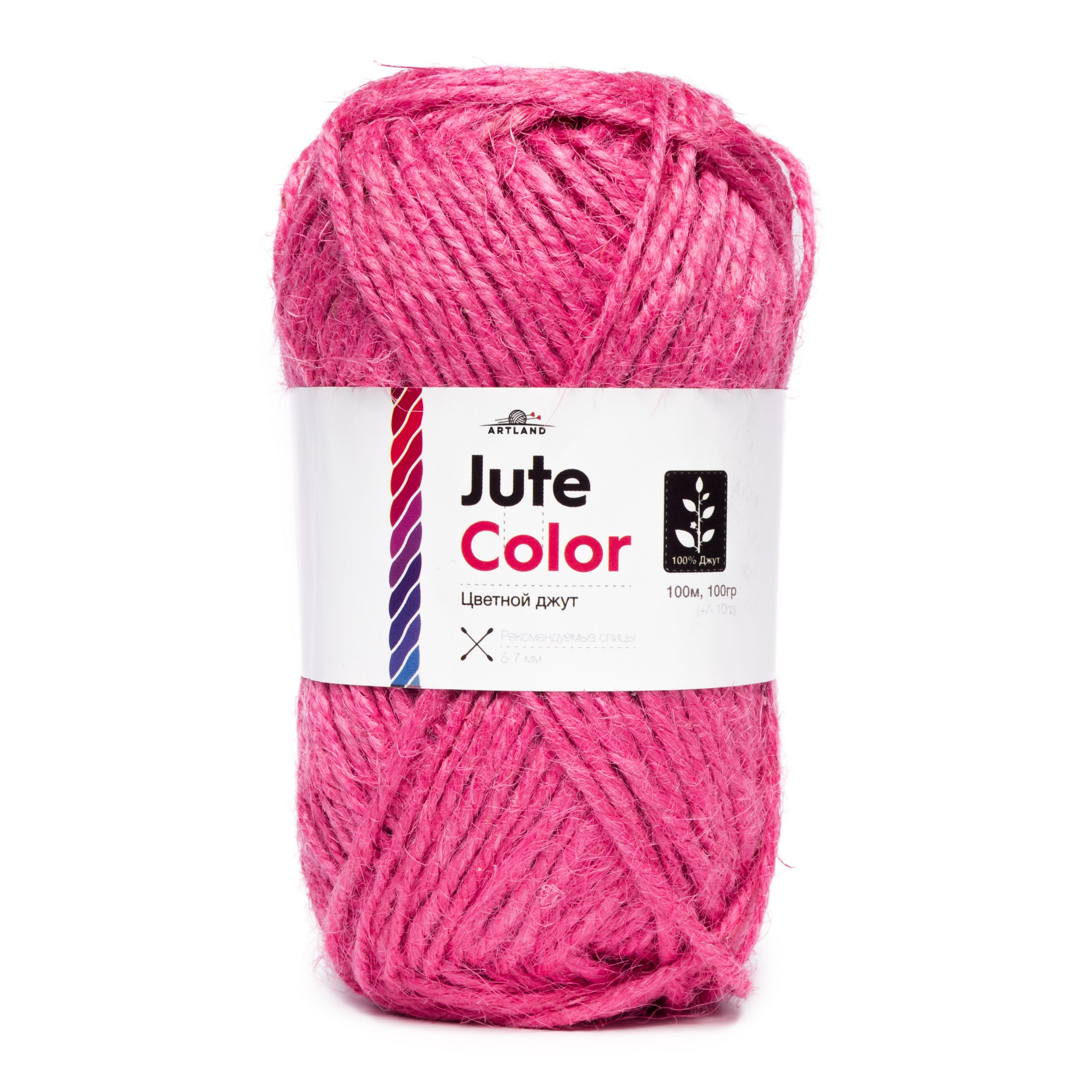 Джут для рукоделия цветной