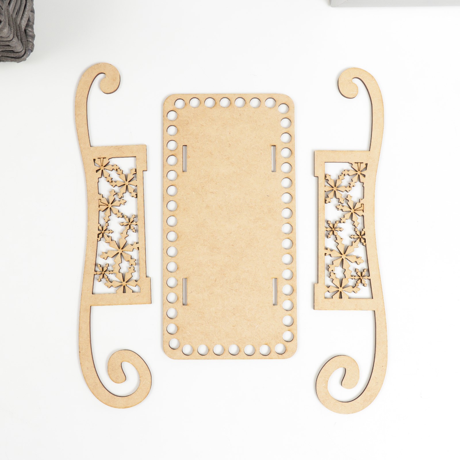 Заготовка для вязания "Сани"