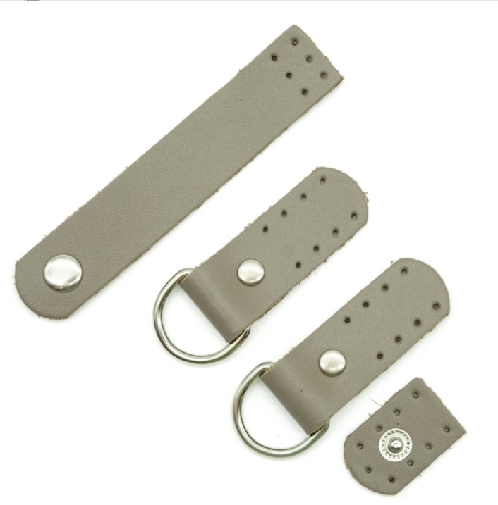 89 (капучино) Набор для сумки Застежка 2,5*10,1см-1шт., петельки 3*5,5см-2шт, 2*10,1см-1шт., петельки 2*5,4см-2ш 100% кожа