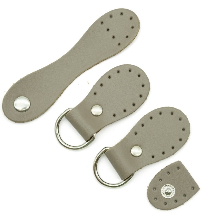 89 капучино Набор для сумки Застежка 2,5*10,1см-1шт., петельки 3*5,5см-2шт, 2*10,1см-1шт., петельки 2*5,4см-2ш 100% кожа