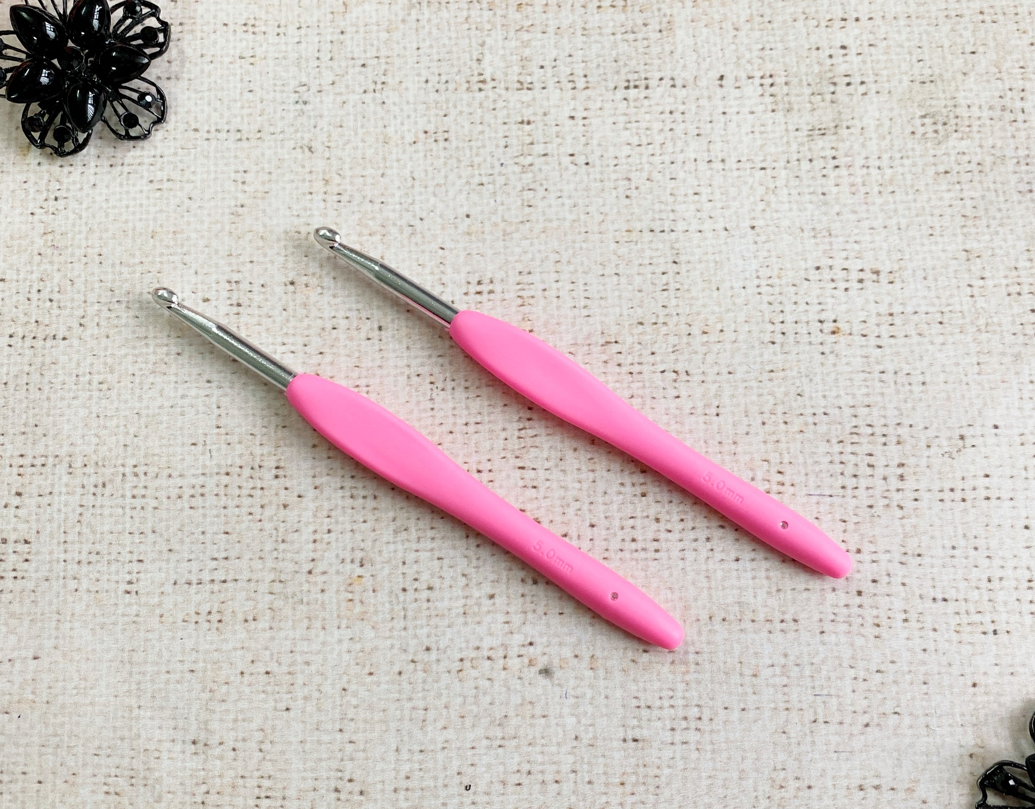 Крючки с резиновой ручкой