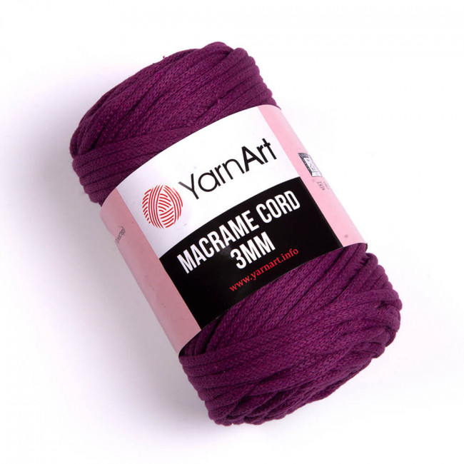 YARNART MACRAME CORD 3mm. / ЯРНАРТ МАКРАМЕ КОРД 3мм.