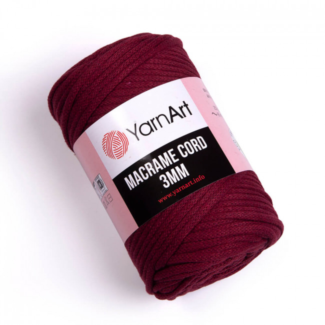YARNART MACRAME CORD 3mm. / ЯРНАРТ МАКРАМЕ КОРД 3мм.