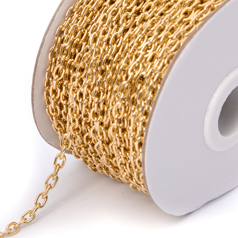 Cepochka Zoloto Цепочка 4х1мм, TBY-1941-3 металл