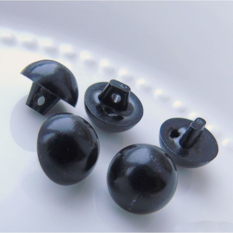 Глазки черные пришивные