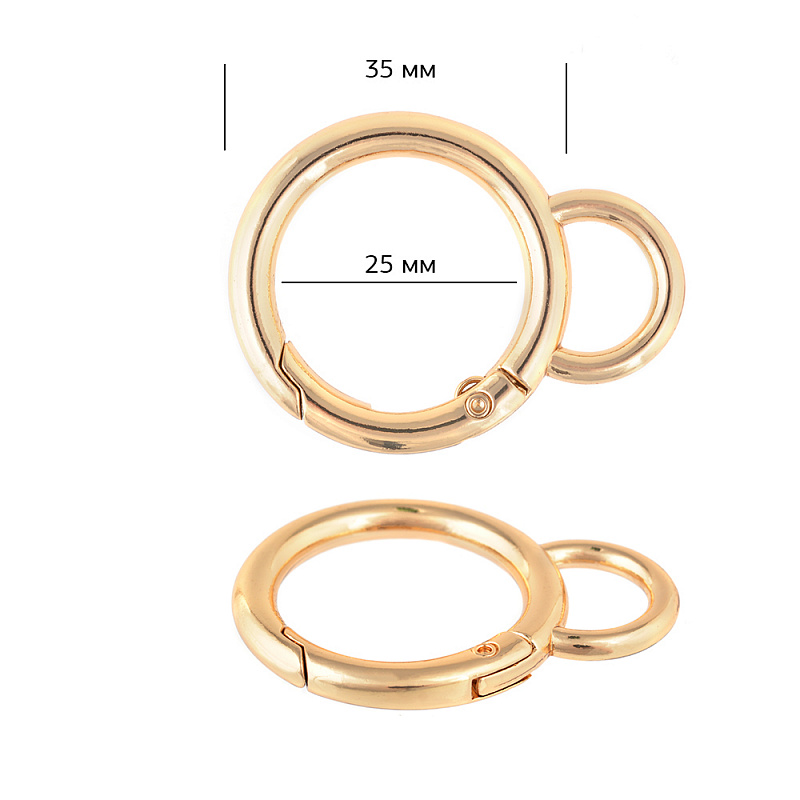 Карабин металл TBY (внутр. 25мм)