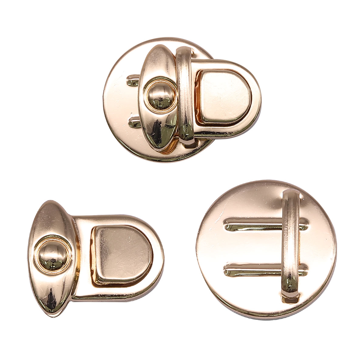 ЗАМОК ПОРТФЕЛЬНЫЙ 35ММ, ЗОЛОТОЙ, ЧЕРНЫЙ НИКЕЛЬ