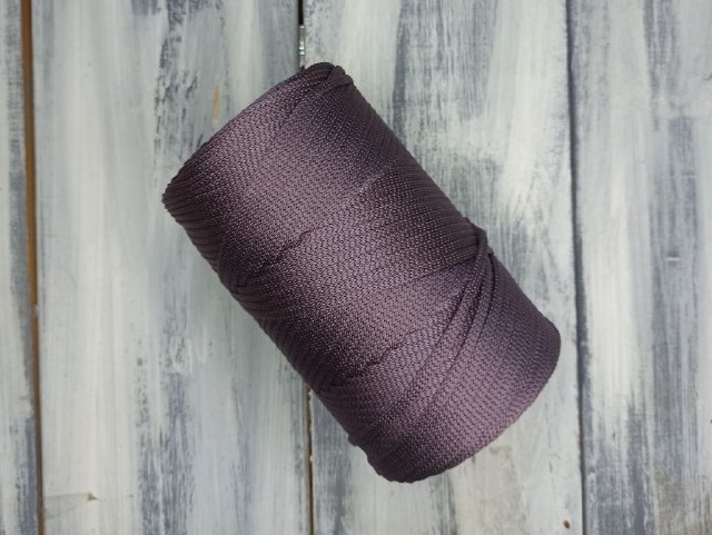 баклажан Полиэфирный шнур 5-200 без сердечника