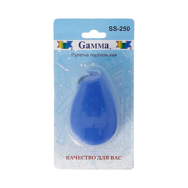 Рулетка портновская GAMMA 150 см х 1.2 см в блистере .