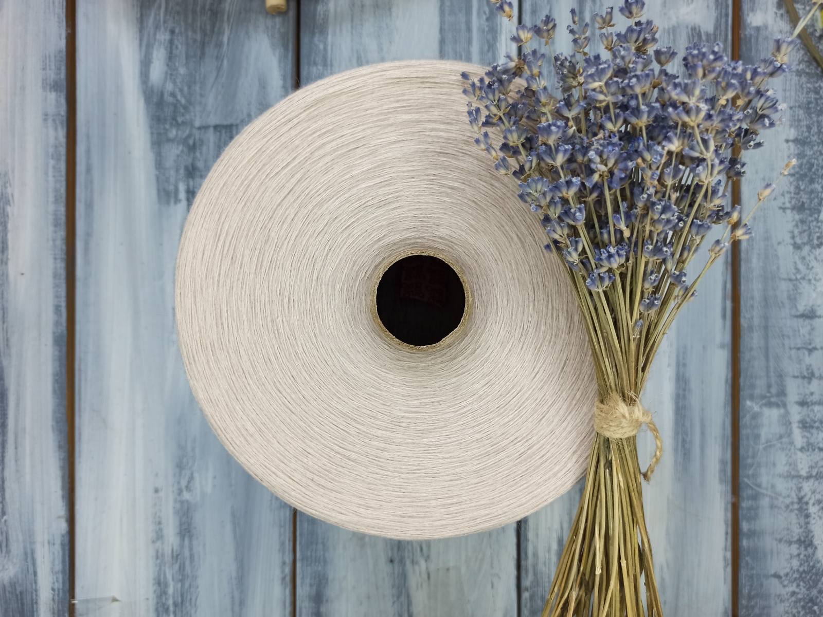 Слонимская пряжа на бобинах полухлопок